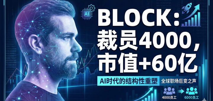 热议：硅谷金融科技公司Block裁员4000人，市值暴涨60亿美元：当“减少员工”成为资本市场最受欢迎的增长策略